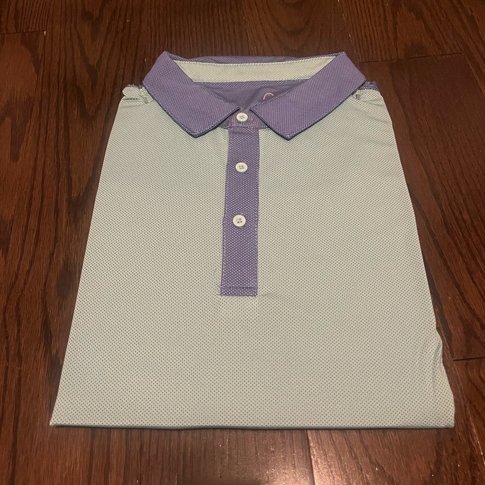 Head Blue and Green Polo Shirt